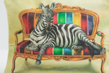 Load image into Gallery viewer, Zebra Small Zip Bag