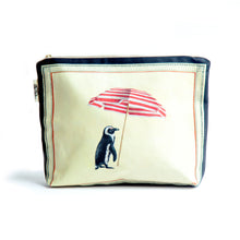 Load image into Gallery viewer, African Penguins Umbrella Toiletry Bag