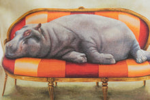 Load image into Gallery viewer, Hippo Small Zip Bag