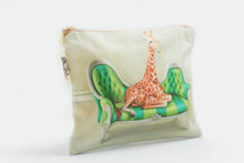 Load image into Gallery viewer, Giraffe Small Zip Bag