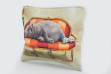 Load image into Gallery viewer, Hippo Small Zip Bag