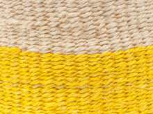 Load image into Gallery viewer, ALIZETI : Yellow Colour Block Woven Basket
