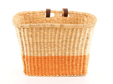 Load image into Gallery viewer, ATIA : Handcrafted Orange Block Tiered Bike Basket