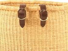 Load image into Gallery viewer, BULI : Handcrafted Natural Oblong Bike Basket