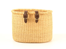 Load image into Gallery viewer, BULI : Handcrafted Natural Oblong Bike Basket