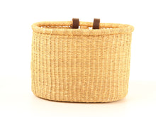 Load image into Gallery viewer, BULI : Handcrafted Natural Oblong Bike Basket
