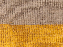 Load image into Gallery viewer, GHAFLA : Yellow & Grey Duo Colour Block Woven Basket