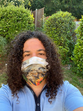 Load image into Gallery viewer, African Spirit Leopard Face Mask