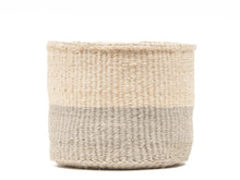 Load image into Gallery viewer, ITALE: Grey Colour Block Woven Basket