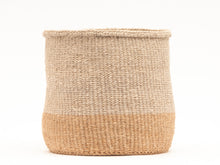 Load image into Gallery viewer, MBILI : Two Tone Woven Storage Basket