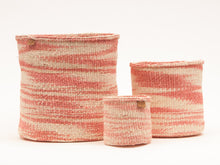 Load image into Gallery viewer, SAUTI : Dusky Pink Cloud Woven Storage Basket (3 variant)
