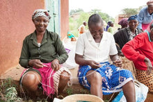 Load image into Gallery viewer, IWALO: Orange & Turquoise Woven Storage Basket