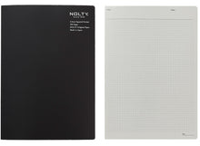 Load image into Gallery viewer, NOLTY Notebook A5 – Grid Paper, 192 Pages (Black)
