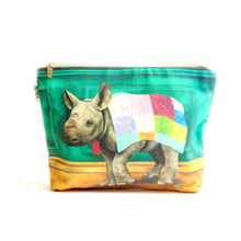 Load image into Gallery viewer, Wild Warrior Rhino Toiletry Bag
