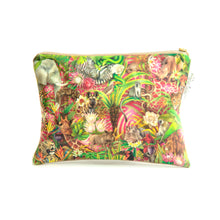 Load image into Gallery viewer, African Jungle small zip bag
