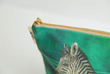 Load image into Gallery viewer, Wild Warrior Zebra Toiletry Bag
