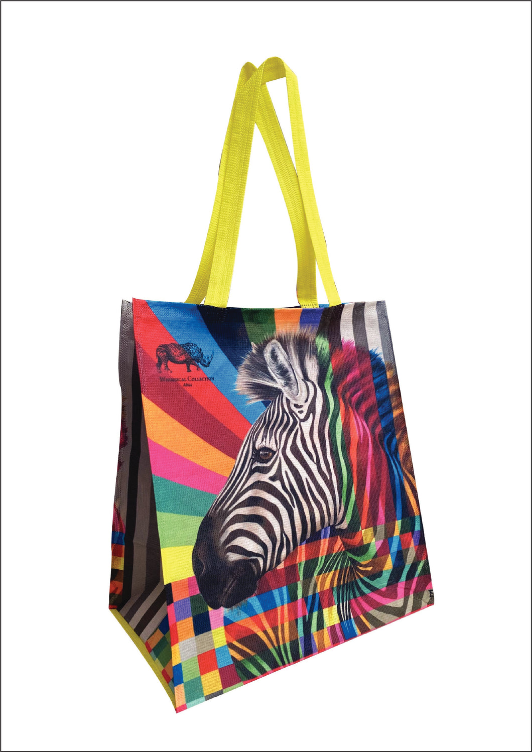 Wild Life in Colour: Zebra Shopper Bag