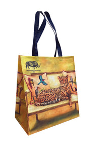 Wildlife At Leisure: Cheetah Shopper Bag
