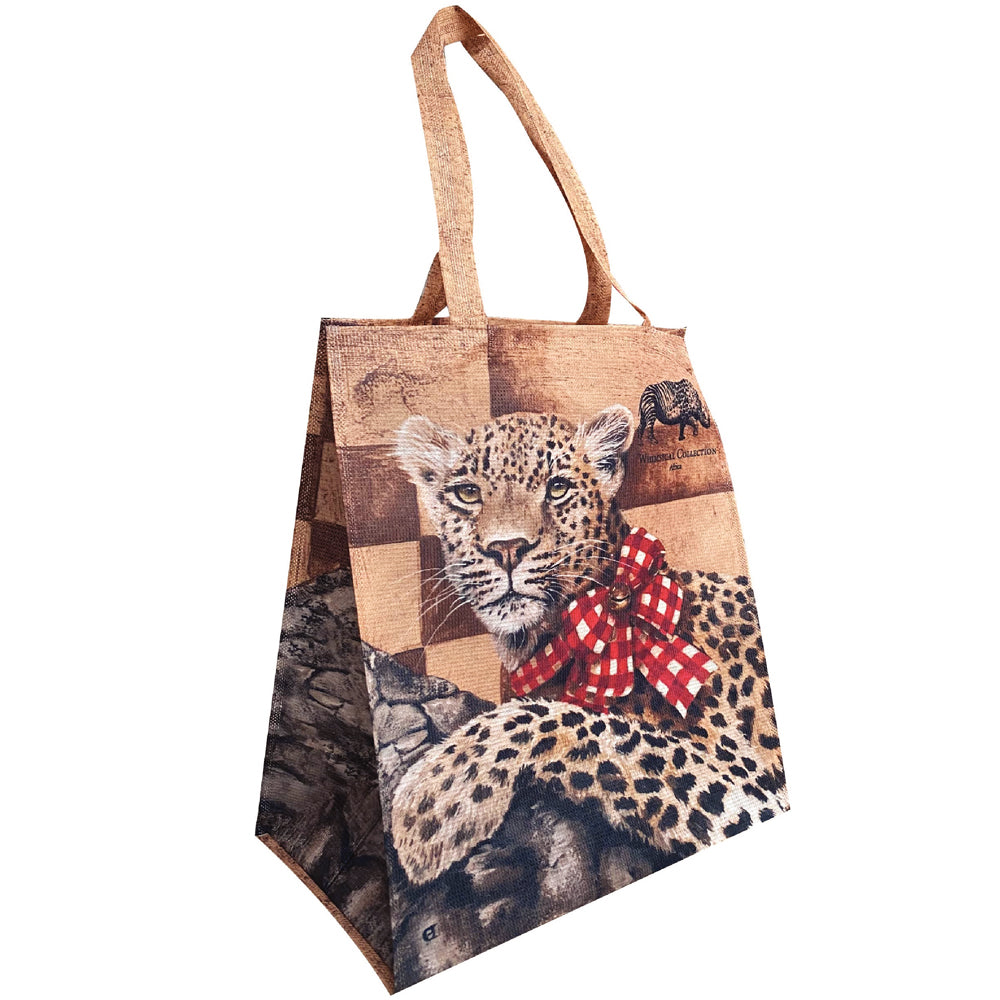 Golden Christmas: Leopard Shopper Bag