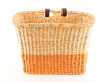 Load image into Gallery viewer, ATIA : Handcrafted Orange Block Tiered Bike Basket
