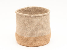 Load image into Gallery viewer, MBILI : Two Tone Woven Storage Basket
