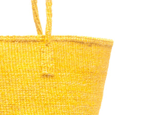 MWEPESI: Grey and Yellow Colour Block Shopper