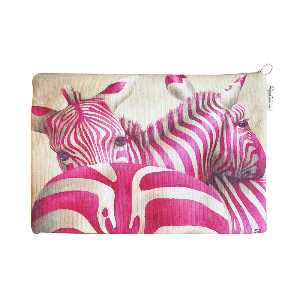 Pink Zebra : Laptop Bag