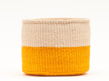 Load image into Gallery viewer, RUKIA : Orange Colour Block Woven Basket
