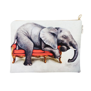 Wildlife At Leisure: Elephant Laptop Bag