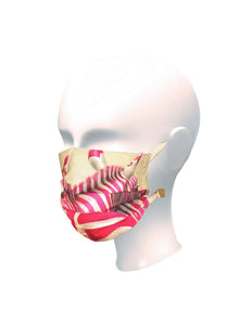 Pink Zebra Mask